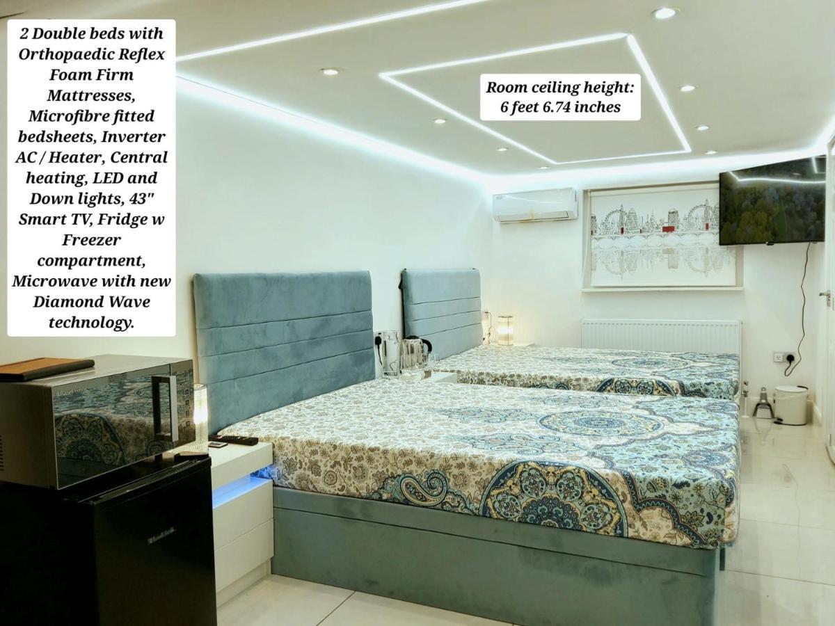 Air Conditioned Modern Double Bed Room With Private Attached Bathroom - Free Parking - Near London Heathrow Airport & Southall Broadway Ngoại thất bức ảnh