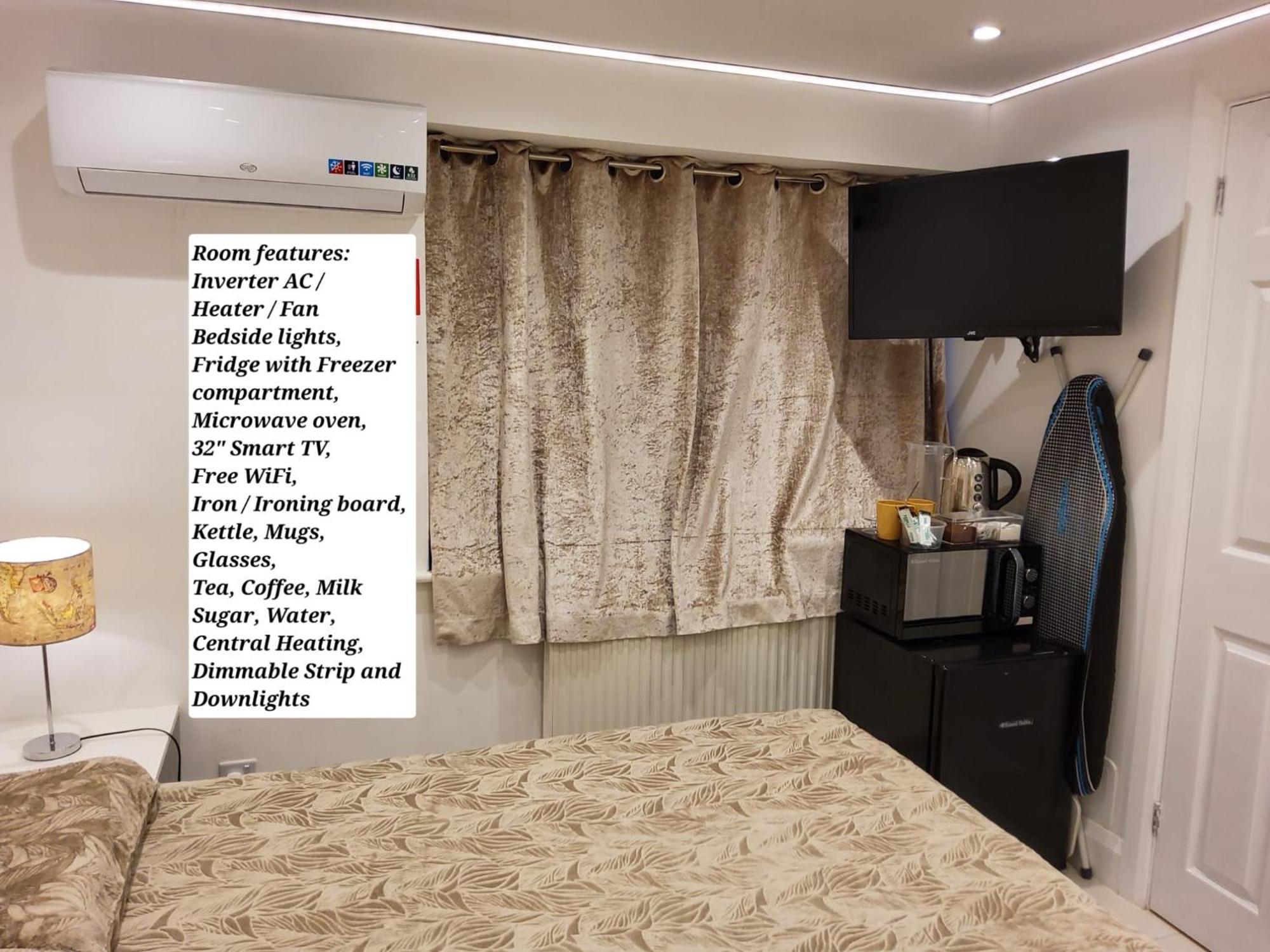 Air Conditioned Modern Double Bed Room With Private Attached Bathroom - Free Parking - Near London Heathrow Airport & Southall Broadway Ngoại thất bức ảnh